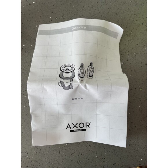 Hansgrohe 97357001 Axor Pharo Shut Off Valve 3 Hole Basin Mixer OPEN BOX - Picture 12 of 13